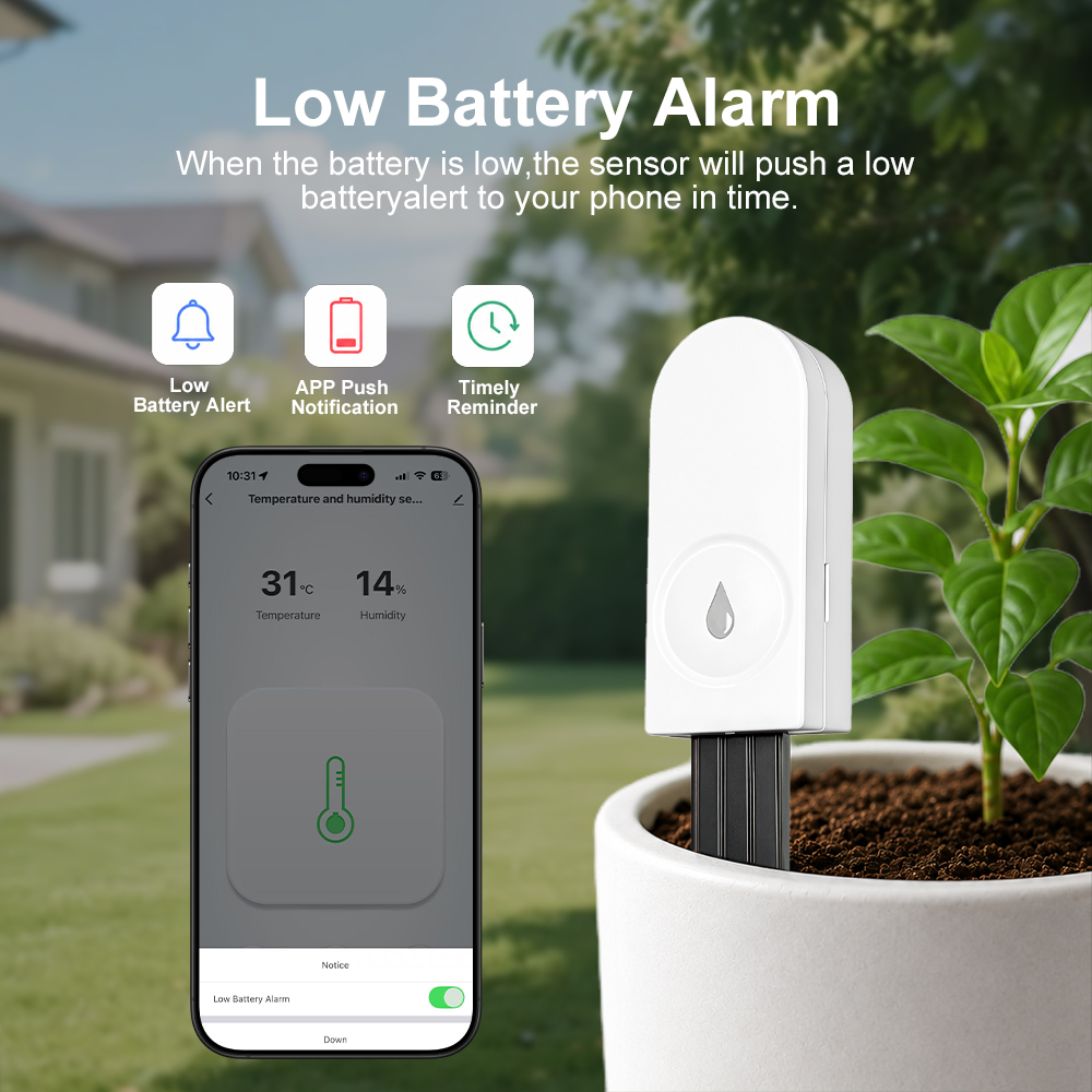 Smart Zigbee Plant Monitor Wor - Plant Sensor recension och pris