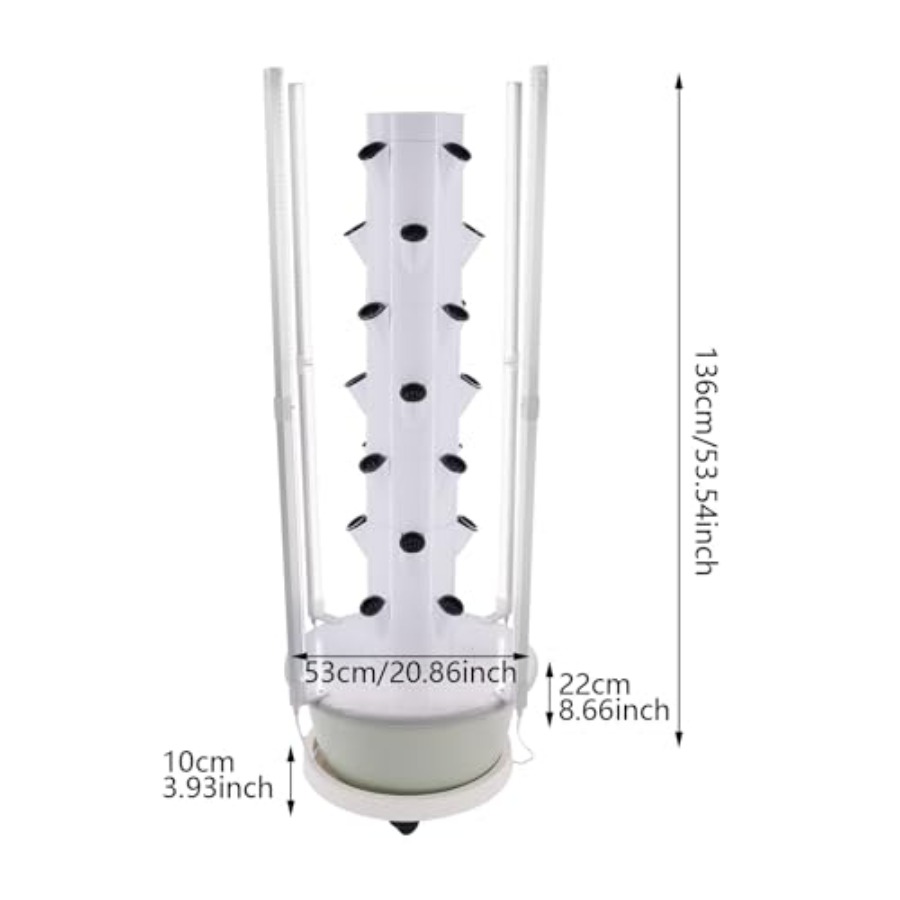 Hydroponic growing tower for i - Hydroponic Tower recension och pris