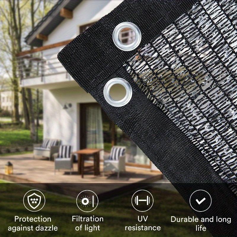 2-15m Black Sunshade Net Sun S - Plant Monitor recension och pris